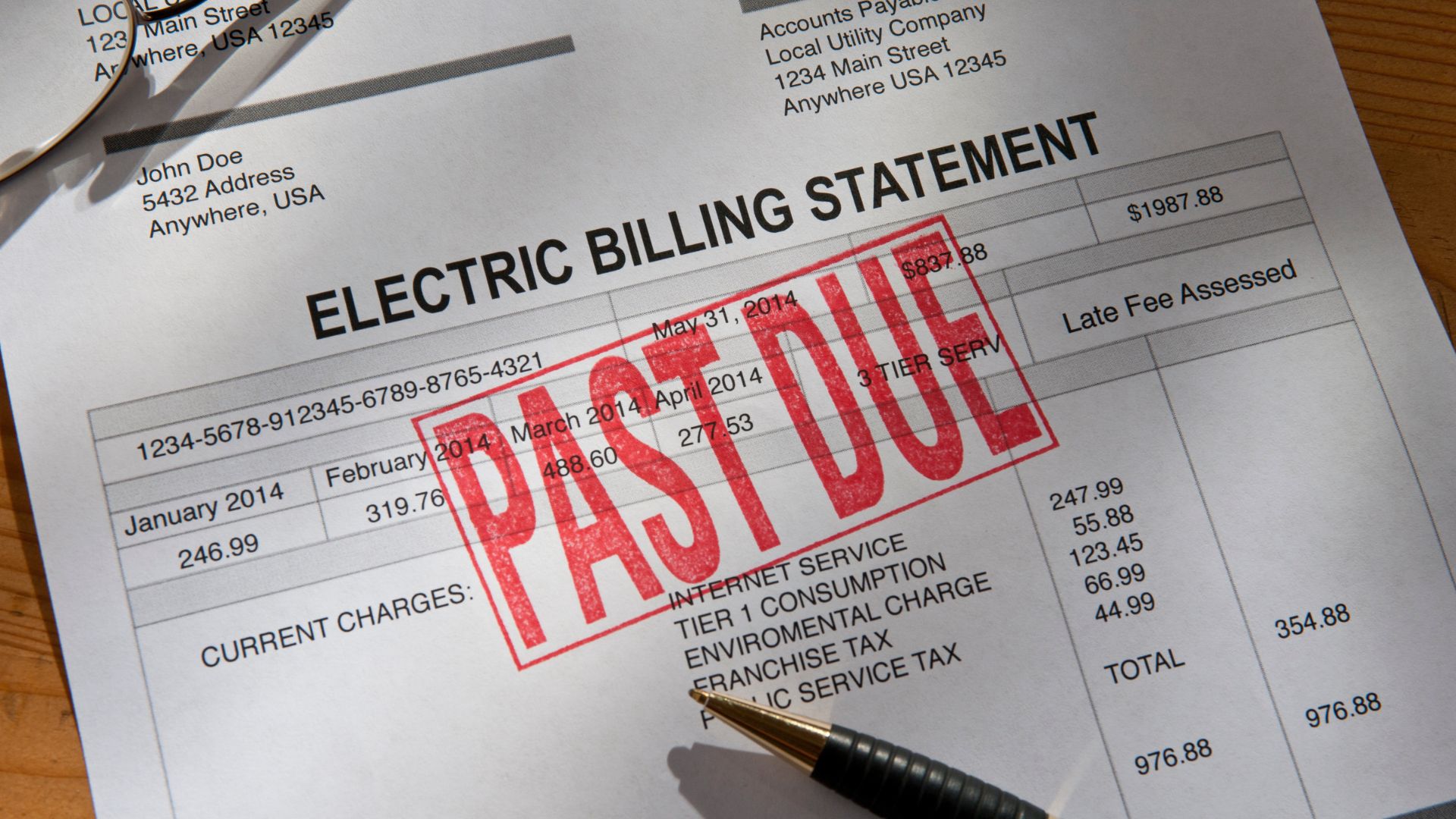  how to read a commercial utility bill